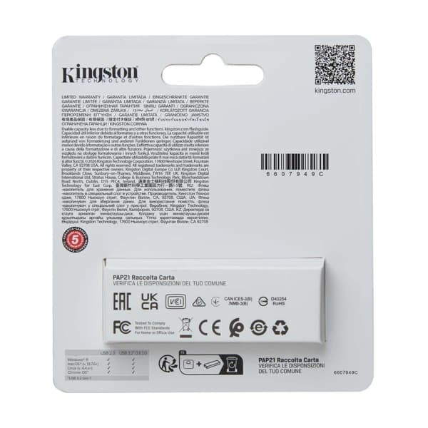 Kingston 256GB DataTraveler Exodia S USB Flash Drive məhsul şəkli