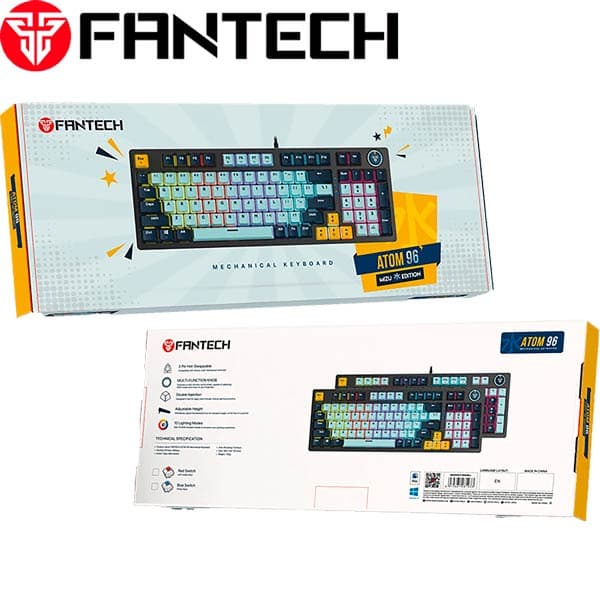 Fantech Atom96 MK890V2 Mechanical Gaming Keyboard - Sky Blue