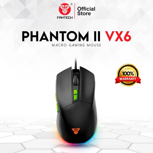 Fantech VX6 Venom Go Phantom II Black Gaming Mouse