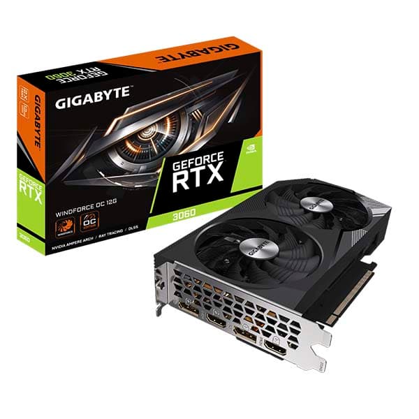 Gigabyte GeForce RTX 3060 WINDFORCE OC 12GB 3x GV-N3060WF2OC-12GD