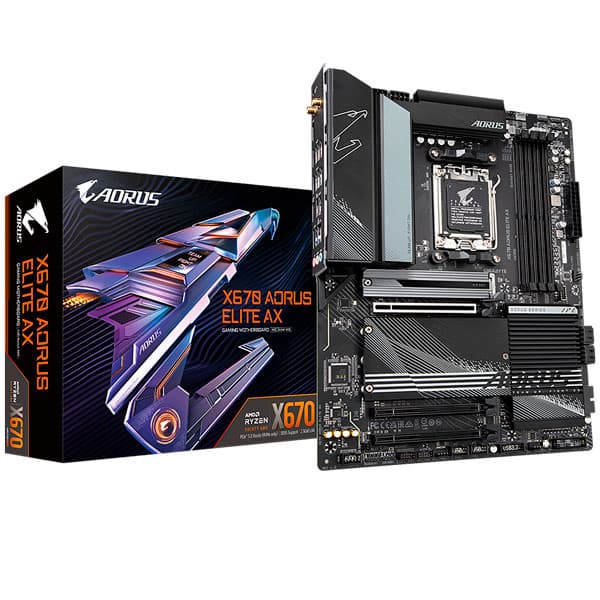 Gigabyte X670 AORUS Elite AX AM5 Motherboard