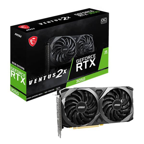 MSI GeForce RTX 3050 8GB Ventus 2X OC