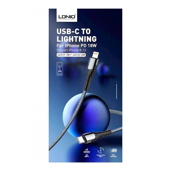 LDNIO LC111 PD Type C to Lightning Kabel USB 