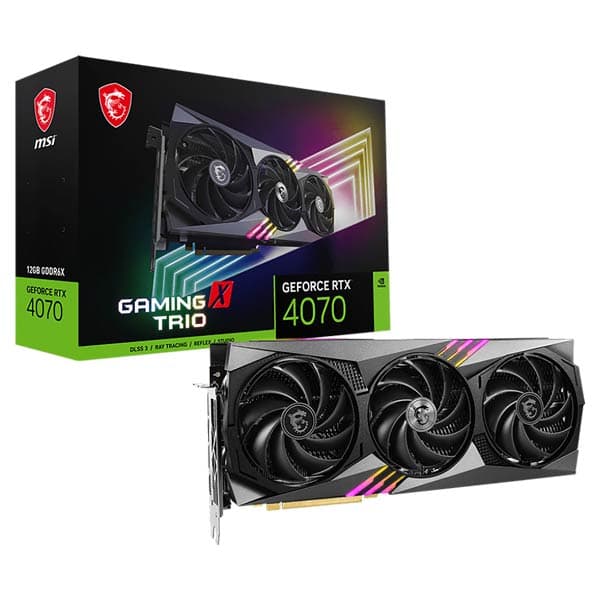 MSI GeForce RTX™ 4070 12GB GAMING X Trio