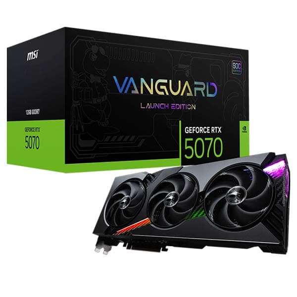MSI GeForce RTX™ 5070 12GB Vanguard SOC Launch