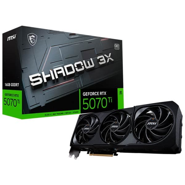 MSI GeForce RTX™ 5070 Ti 16GB Shadow 3X OC