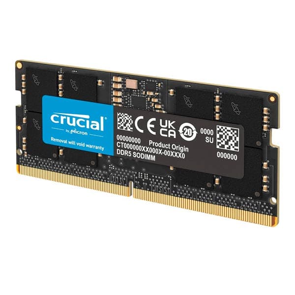 Crucial 16GB DDR5 4800MHz SO-DIMM CT16G48C40S5