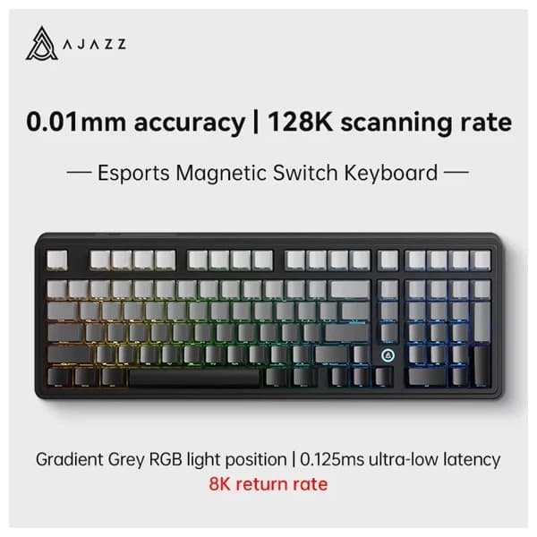 Ajazz AK980 MAX Gradient Black Gray məhsul şəkli