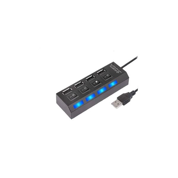USB hub 4 Port USB 2.0 with Control On/Off Switch