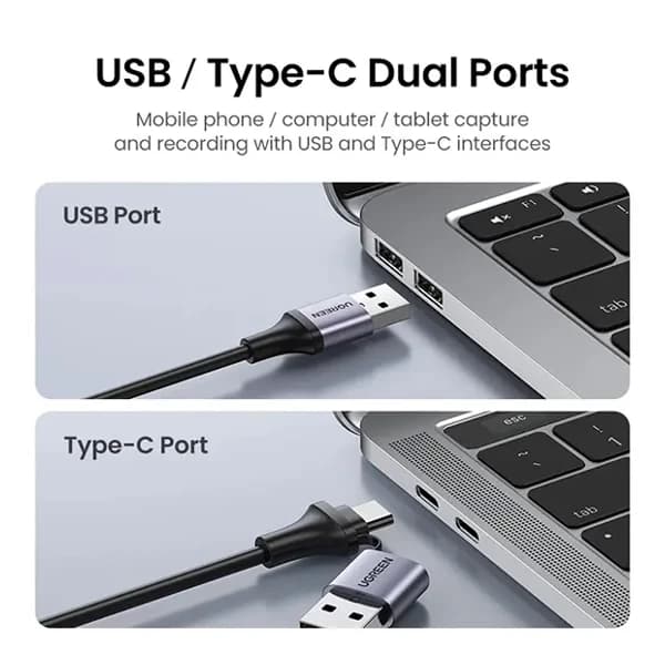 Ugreen 40189 HD USB Video Capture Card məhsul şəkli