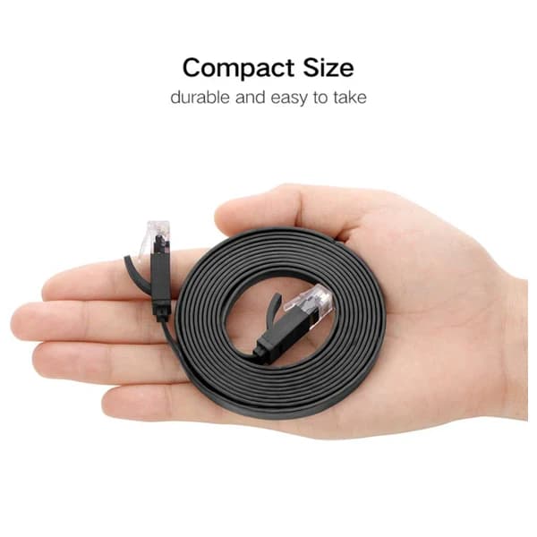 Ugreen 50174 Cat6 UTP Flat Ethernet cable 2m məhsul şəkli