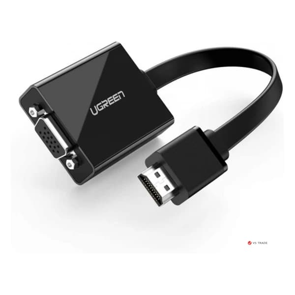 Ugreen MM103 HDMI to VGA Converter 25cm Black 40248 məhsul şəkli