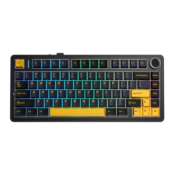 AULA F75 Thunder Black Mechanical Keyboard məhsul şəkli