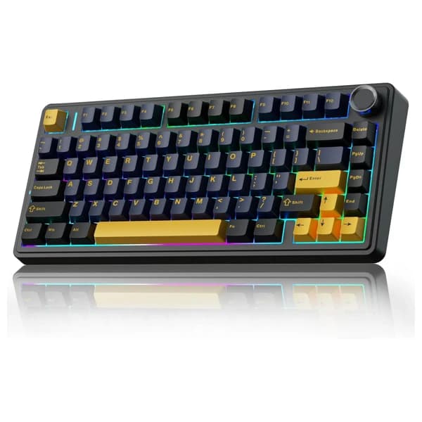 AULA F75 Thunder Black Mechanical Keyboard məhsul şəkli
