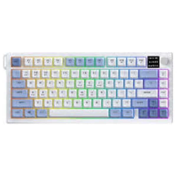 Ajazz AF82 Light Blue and White Keyboard