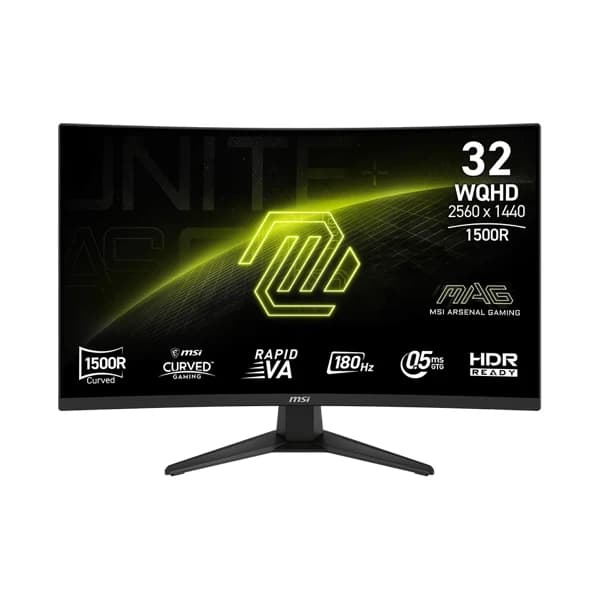 MSI MAG 321CQF E18 Curved 2K 180Hz Monitor məhsul şəkli
