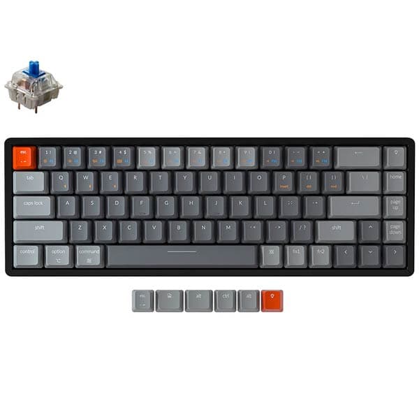 Keychron K6-W2 RGB Aluminum Wireless Mechanical Keyboard