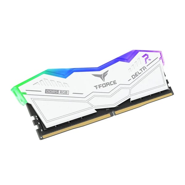 T-FORCE DELTA 16GB DDR5 5600MHZ RGB White PC Ram məhsul şəkli