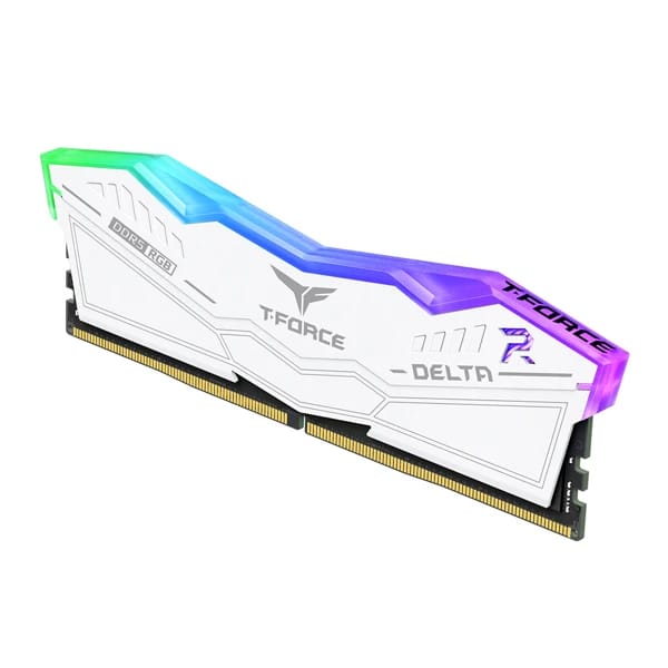 T-FORCE DELTA 16GB DDR5 5600MHZ RGB White PC Ram məhsul şəkli