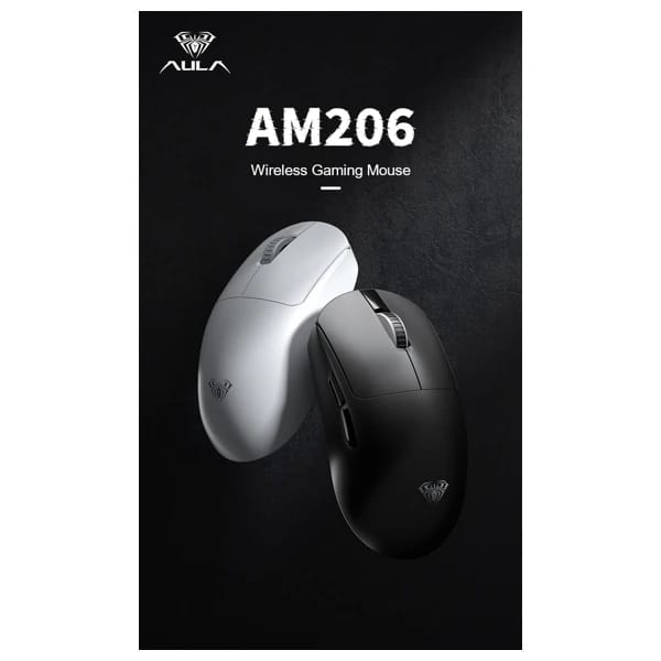 AULA AM206 Black Wireless Gaming Mouse məhsul şəkli