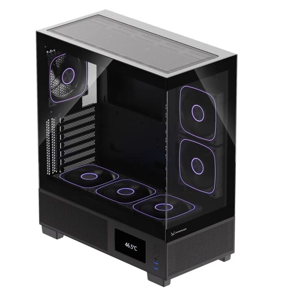 FPMAX Diamond E1 Nova Black PC Case məhsul şəkli