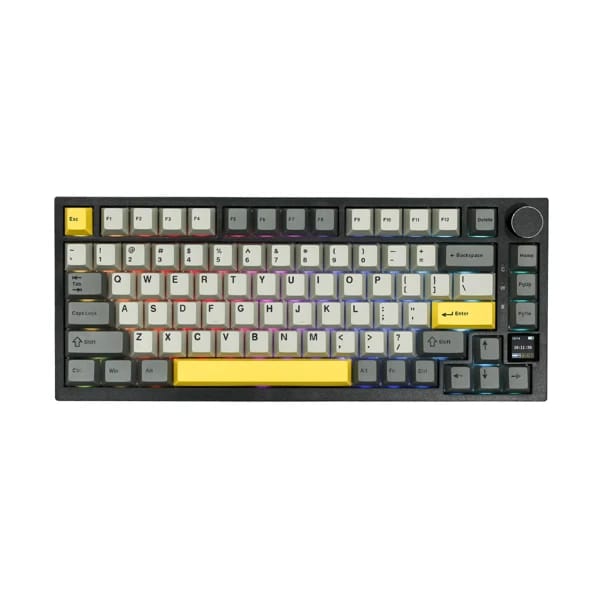 Ajazz AK820 Pro Black Gray Yellow məhsul şəkli