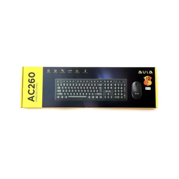 AULA AC260 Wireless Keyboard & Mouse Combo məhsul şəkli