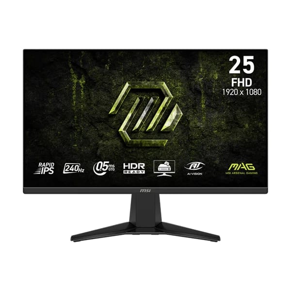 MSI MAG 255F X24 FHD 240Hz Gaming Monitor məhsul şəkli