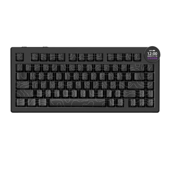Ajazz AK820 V2 PRO Side Engraved Contour Black məhsul şəkli