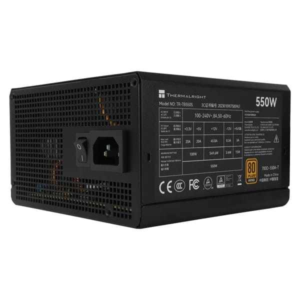 Thermalright TR-TB550S 550W 80 Plus Bronze Power Supply məhsul şəkli