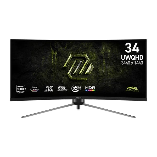 MSI MAG 345CQRF E20 Curved Gaming Monitor məhsul şəkli