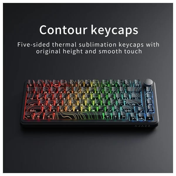 Ajazz AK820 MAX HE Contour Line Black məhsul şəkli