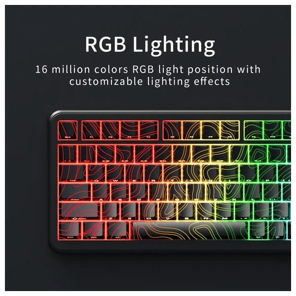 Ajazz AK820 MAX HE Contour Line Black məhsul şəkli