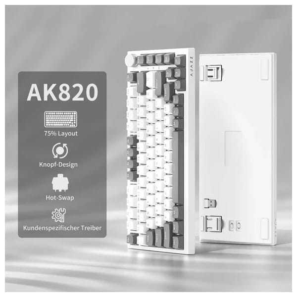 Ajazz AK820 Gray-White məhsul şəkli