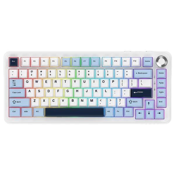 Ajazz AK820 MAX PLUS Blue - White - Dark Blue məhsul şəkli
