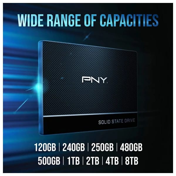 PNY CS900 2.5'' SATA III 500GB SSD məhsul şəkli