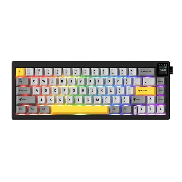 Ajazz AK650 Grey-White-Yellow məhsul şəkli