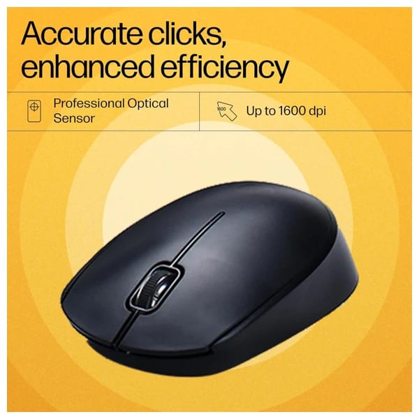 HP CS10 Wireless Keyboard Mouse Combo Bk məhsul şəkli