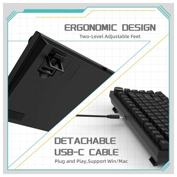 Ajazz AK820 Black məhsul şəkli