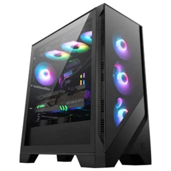 MSI MAG Forge 320L Black Gaming Case məhsul şəkli