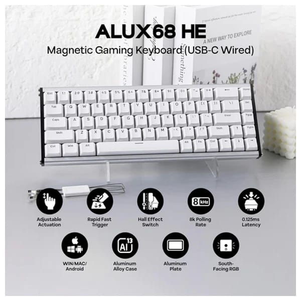 Ajazz ALUX68 White məhsul şəkli