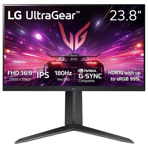 LG UltraGear 24GS65F-B 180Hz Pivot Gaming Monitor məhsul şəkli