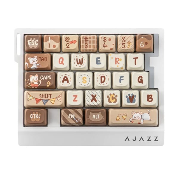 Ajazz AK029 MAO Cat Head Yellow məhsul şəkli
