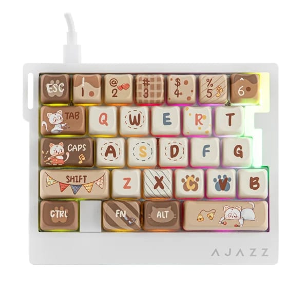 Ajazz AK029 MAO Cat Head Yellow məhsul şəkli