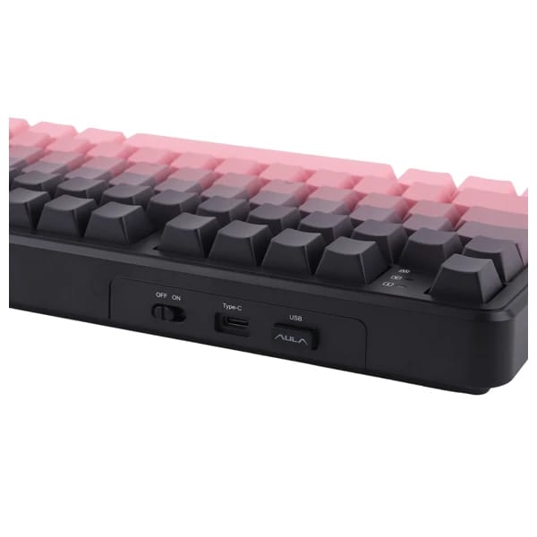 AULA F108 Pro Wireless Keyboard Gradient Pink məhsul şəkli