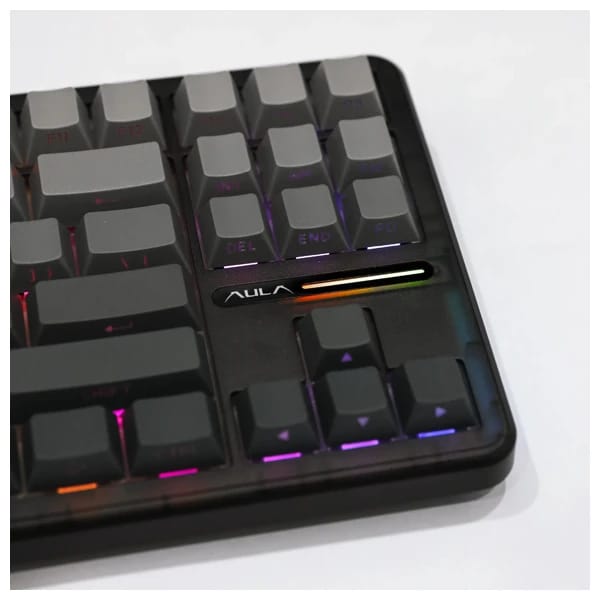 AULA F87 Black Механическая Клавиатура Space Crystal Switch məhsul şəkli