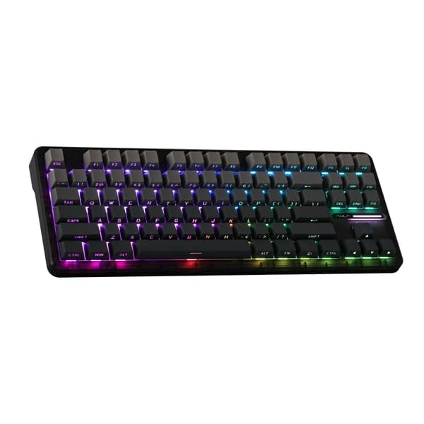 AULA F87 Black Механическая Клавиатура Space Crystal Switch məhsul şəkli