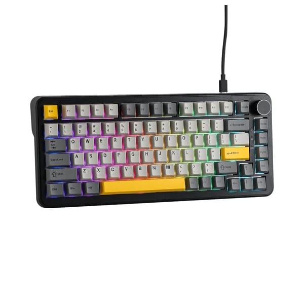 AJAZZ AK820 MAX HE Black-Gray-Yellow məhsul şəkli