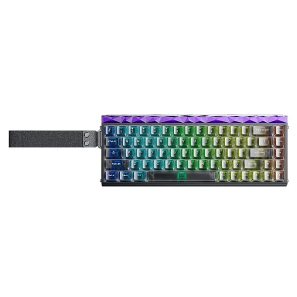AULA Hero 68 He Black Magnetic Keyboard Jade King Switch məhsul şəkli
