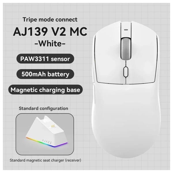 Ajazz AJ139 V2 MC White məhsul şəkli